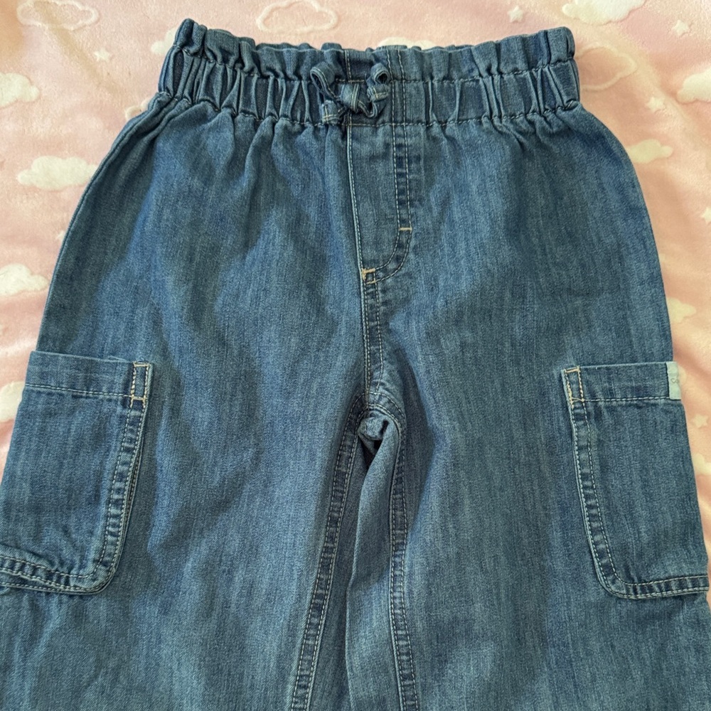 Calvin Klein Jeans Kids Blue Cargo Jeans